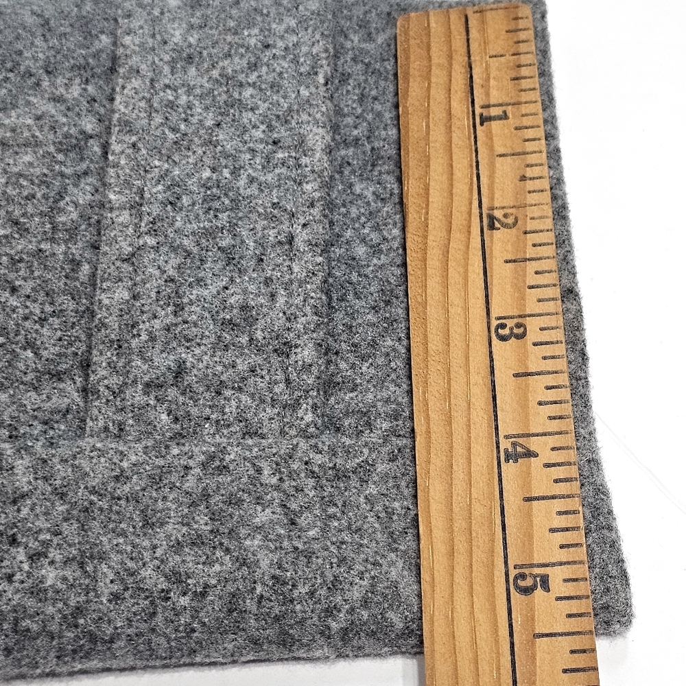 Allegra K Women's Gray Double-Breasted Coat Jacket Suit - Picture 10 of 16